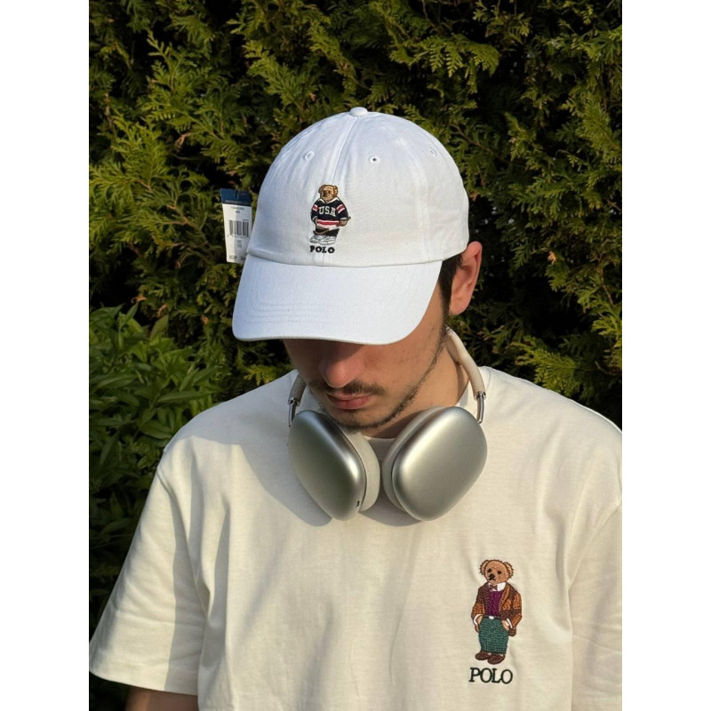 Кепка Polo Ralph Lauren з ведмедиком бейсболка Поло ральф Лаурен ведмедик Polo Ralph Lauren Bear Панама чоловіча Бейсболка Поло