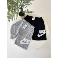 Шорти Nike mini Swoosh чорні спортивні шортики Найк літні чорні штани Найк Біг Лого сірі спортивні