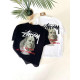 Футболка Stussy Franklin чоловіча футболка від Стуссі бейсболка чорна Стусі Франклін біла бейсболка від Stussy літня