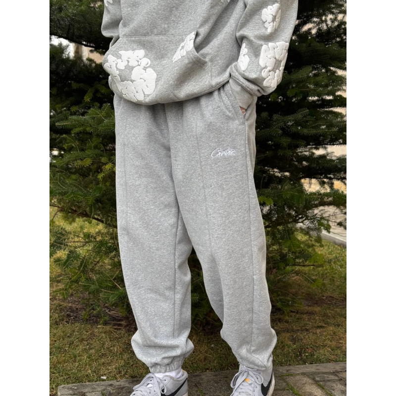 Штаны Corteiz Cotton Oversize мужские | Спортивные штаны Кортез мужские Оверсайз | Baggy Pants Кортез штаны