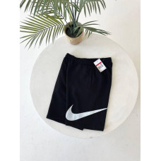 Шорти Nike swoosh чорні чоловічі шорти Найк чоловічі шорти літні Найк Біг свуш чорні на літо шортики від Найк