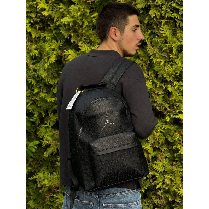 Рюкзак Jordan Monogram 23 Sport портфель чоловічий чорний Джордан монограм літній спортивний рюкзак Джордан 23
