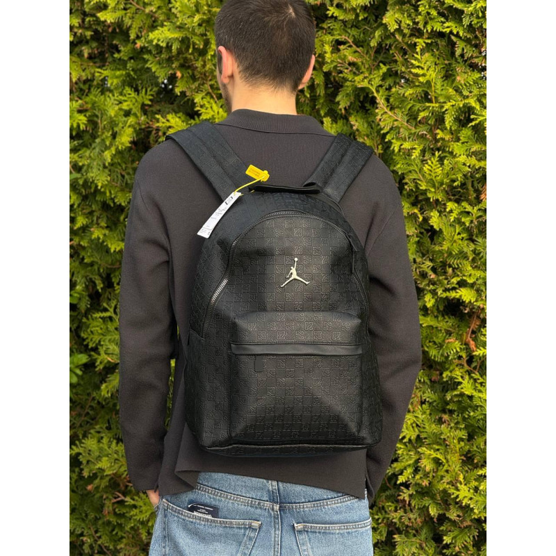 Рюкзак Jordan Monogram 23 Sport портфель чоловічий чорний Джордан монограм літній спортивний рюкзак Джордан 23