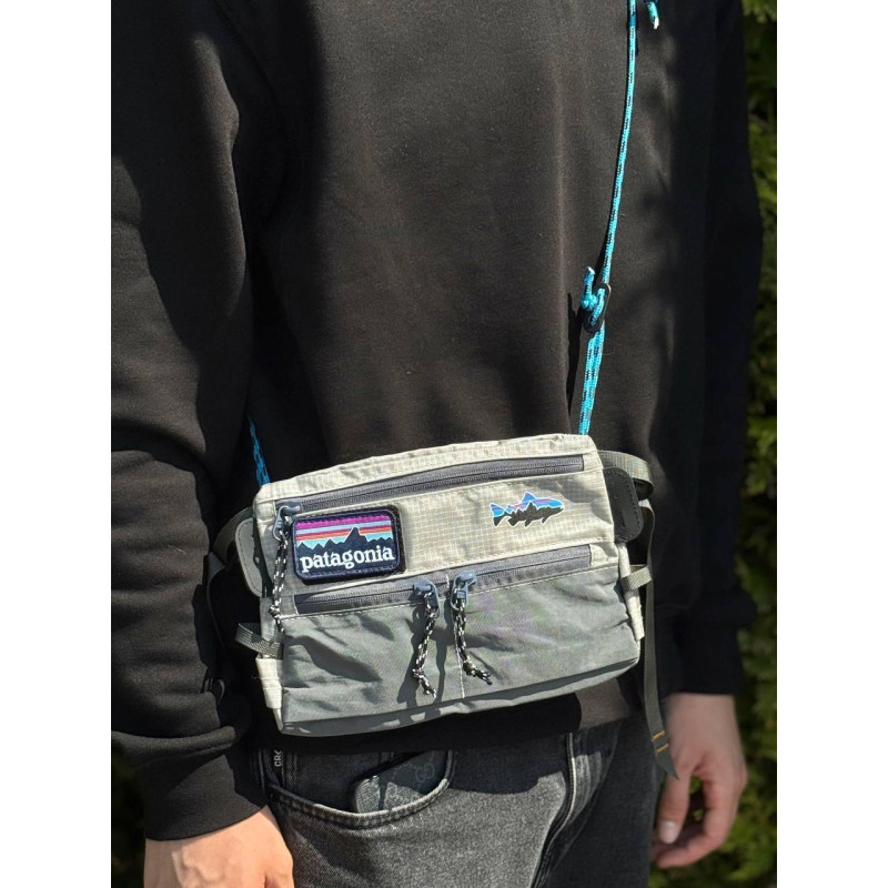Сумка Patagonia Crossbody чоловіча сумка через плече Патагонія з патчем акула чоловіча сумка патагонія кроссбоді спортивна месендж