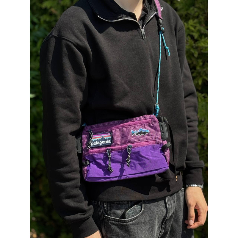 Сумка Patagonia Crossbody чоловіча сумка через плече Патагонія з патчем акула чоловіча сумка патагонія кроссбоді спортивна месендж