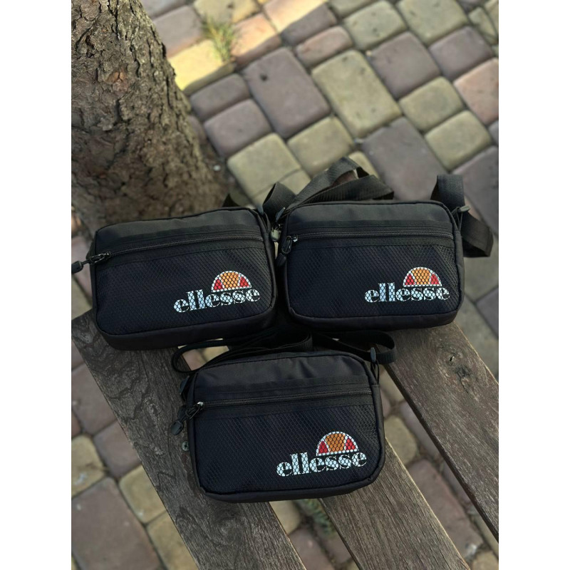 Сумка Ellesse чоловіча кросбоді сумка через плече Еліс спортивна широка літня сумка месенджер через плече Еліс