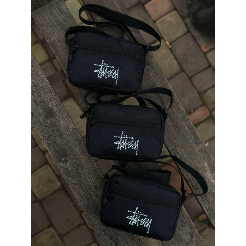 Сумка Stussy чоловіча сумка через плече барсетка чоловіча Стуссі літня месенджер через плече спортивний від Стусі