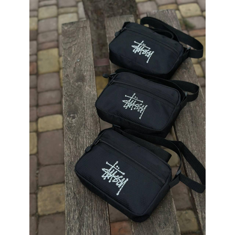 Сумка Stussy чоловіча сумка через плече барсетка чоловіча Стуссі літня месенджер через плече спортивний від Стусі
