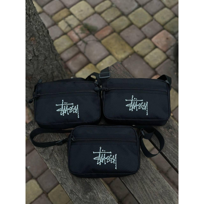 Сумка Stussy чоловіча сумка через плече барсетка чоловіча Стуссі літня месенджер через плече спортивний від Стусі