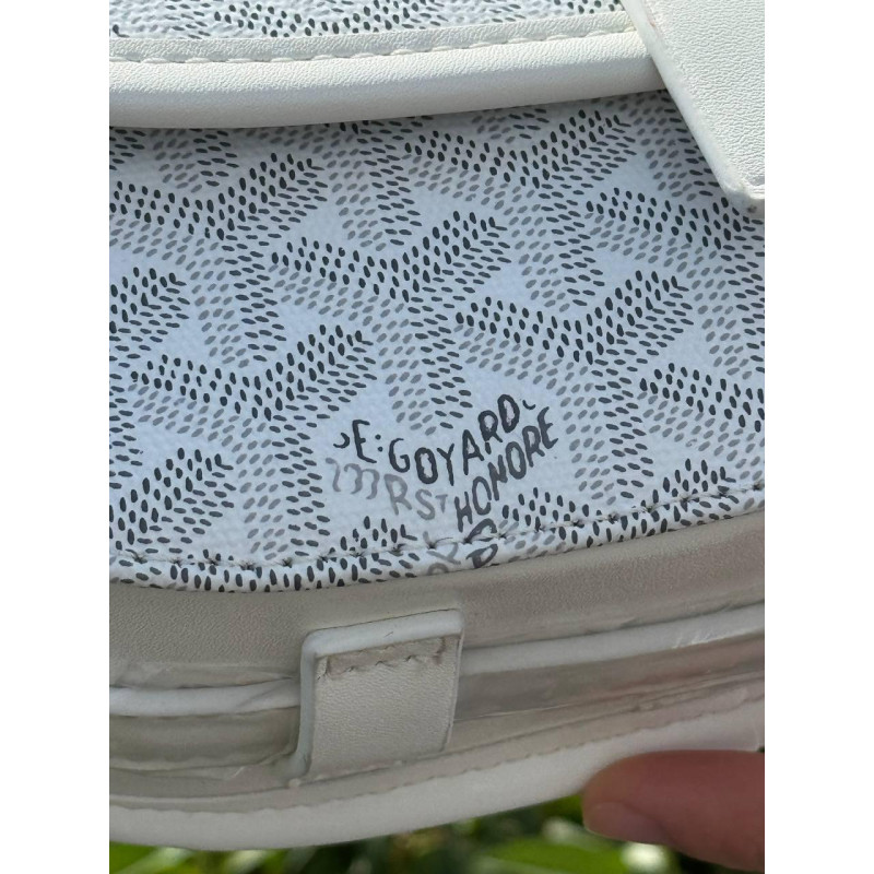 Сумка Goyard шкіряна через плече месенджер спортивний чоловічий Гоярд барсетка чорна літня з коробкою Гоярд чоловіча на літо