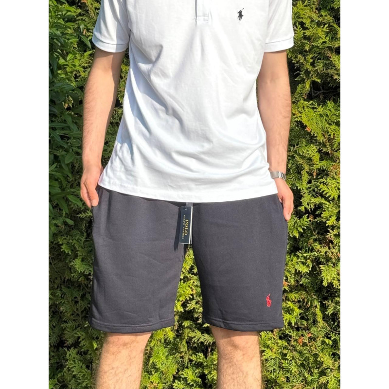 Шорти Polo Ralph Lauren мужские шорты летние спортивные черные Поло Ральф Лоурен шорты Поло на лето