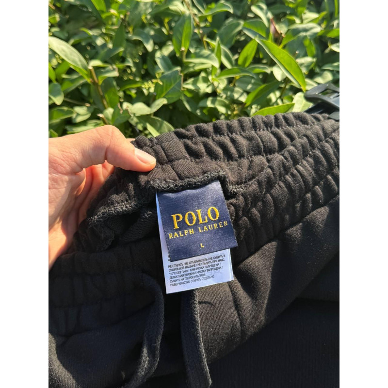 Шорти Polo Ralph Lauren мужские шорты летние спортивные черные Поло Ральф Лоурен шорты Поло на лето