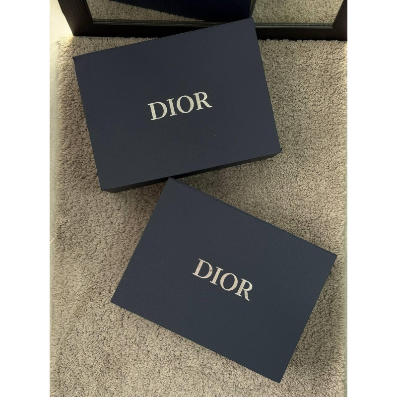 Сумка Dior мужская спортивная кожаная Christian Dior через плечо черная с коробкой Диор месенджер Кристиан Диор