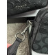 Сумка Coach чоловіча спортивна сумка через плече Коач літня барсетка шкіряна через плече Месенджер Коач