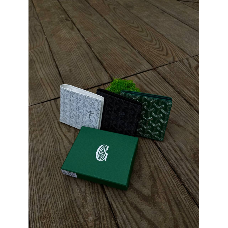 Гаманець GOYARD шкіряний чоловічий портмоне купити | Портмоне Гойард чоловічий гаманець