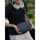 Сумка Lv чорна шкіряна сумка через плече Louis Vuitton чоловіча барсетка месенджер Луї Вітон сумка ЛВ спортивна
