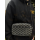 Сумка GOYARD шкіряна чоловіча кросбоді сумка месенджер через плече | Сумка Гойард шкіряна барсетка унісекс GOYARD