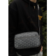 Сумка GOYARD шкіряна чоловіча кросбоді сумка месенджер через плече | Сумка Гойард шкіряна барсетка унісекс GOYARD
