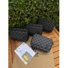 Сумка Louis Vuitton чоловіча сумка через плече Лв спортивна шкіряна барсетка Луї Віттон через плече месенджер LV