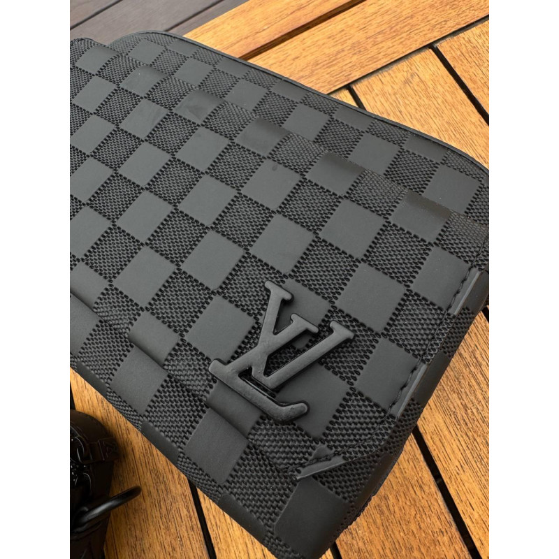 Сумка Louis Vuitton чоловіча сумка через плече Лв спортивна шкіряна барсетка Луї Віттон через плече месенджер LV