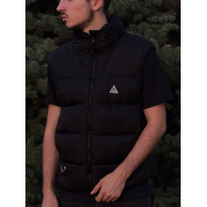 Жилетка Nike X ACG чоловіча чорна безрукавка Найк Асдж осінь жилетка куртка Найк зелена