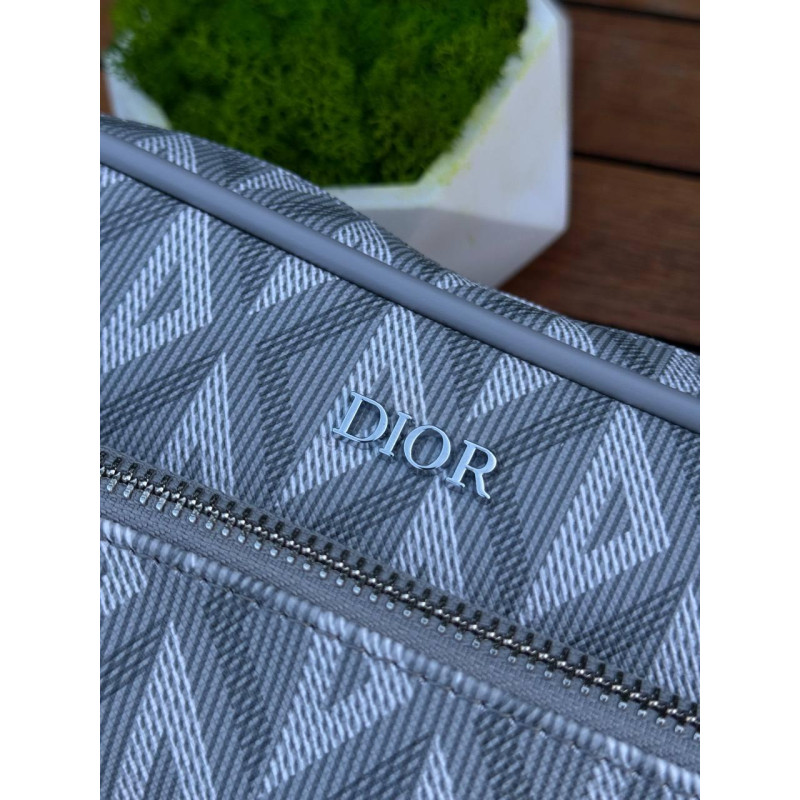 Сумка Christian Dior чорна сумка кросбоді чоловіча через плече сумка Діор біла 3в1 з клатчем барсетка Dior чорна