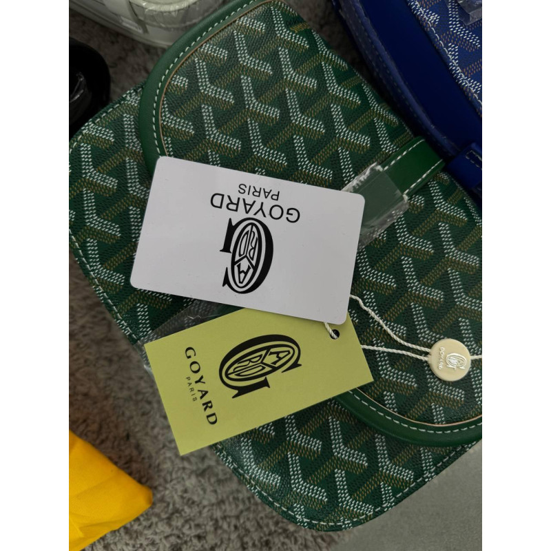 Сумка Goyard Paris сіра через плече барсетка Гоярд чоловіча сіра шкіряна спортивна сумка кросбоді барсетка месенджер Гоярд