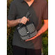 Сумка Goyard Paris чорна чоловіча сумка барсетка через плече месенджер чоловічий Гоярд барсетка чорна через плече Гоярд