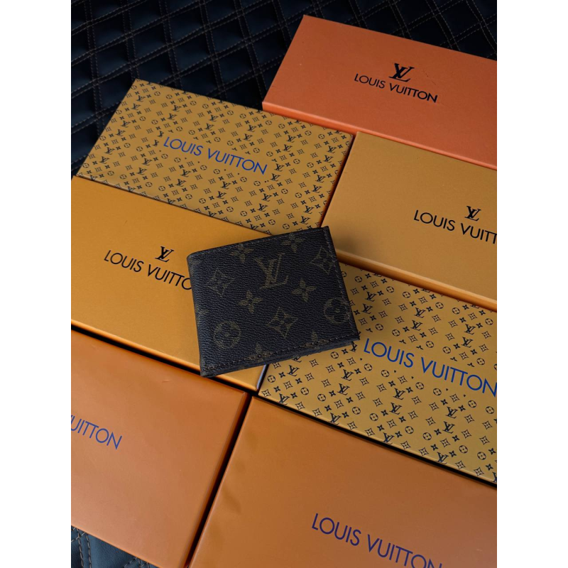 Гаманець LOUIS VUITTON шкіряний чоловічий портмоне купити | Портмоне Луї Віттон чоловічий гаманець ЛВ купити LV