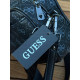 Сумка Guess крободі чоловіча сумка через плече чорна Гуес шкіряна спортивна барсетка Гуес месенджер