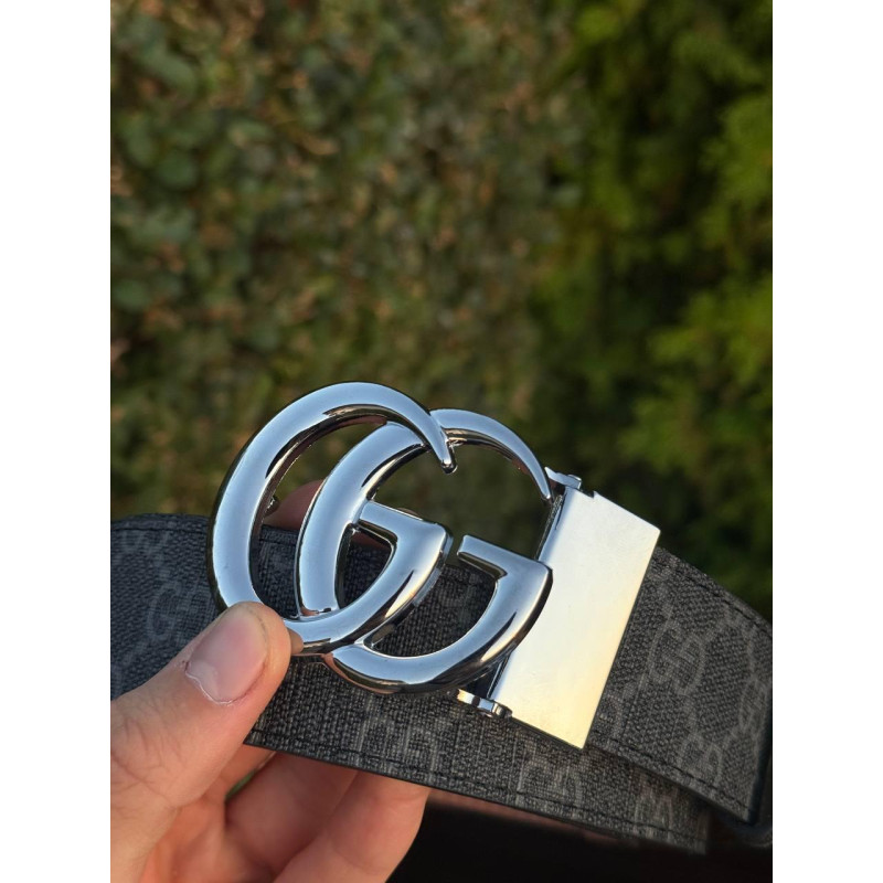 Ремінь Gucci чоловічий ремінь чорний шкіряний Гуччі ремінь спортивний чоловічий ремінь пасок