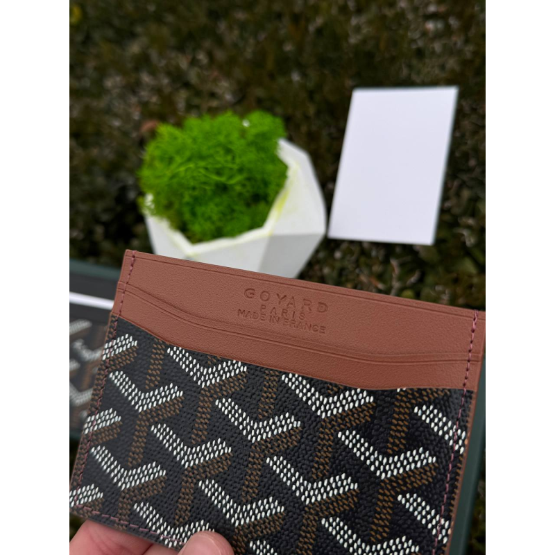 Візитниця бренду Goyard купити | Купити кардхолдер Гойард шкіряний | Замовити гойард брендову візитницю