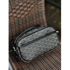 Сумка Goyard чорна чоловіча сумка через плече Гоярд чорна чоловіча сумка через плече Гоярд барсетка месенджер