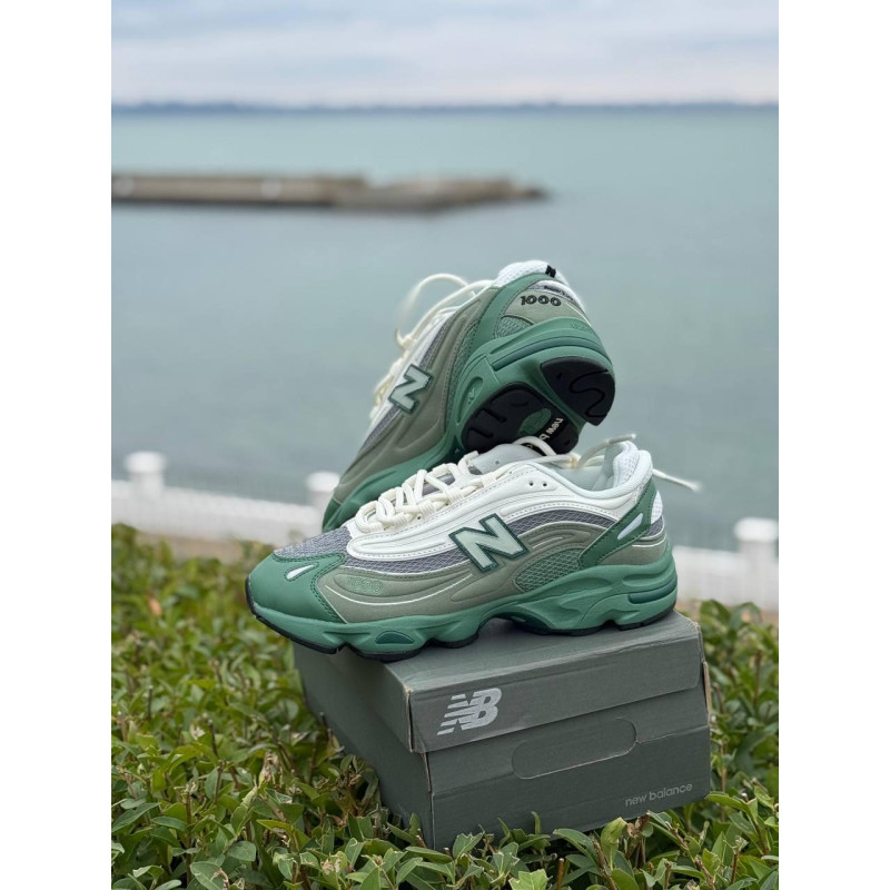 Кросівки New Balance 1000 чоловічі зелені кросівки Нью Беленс зелені чоловічі кроси Ньюбік