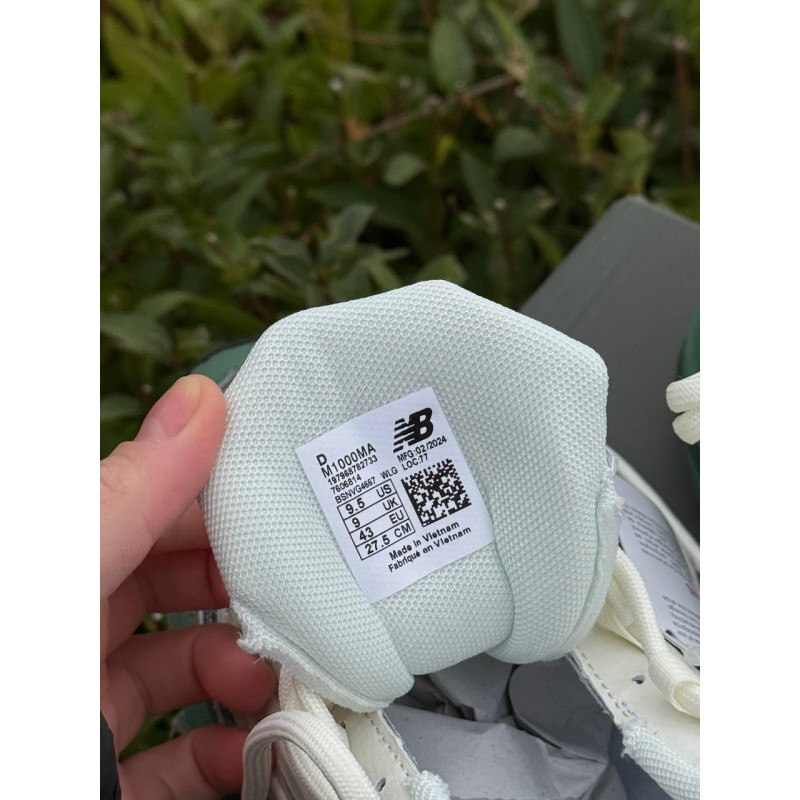 Кросівки New Balance 1000 чоловічі зелені кросівки Нью Беленс зелені чоловічі кроси Ньюбік