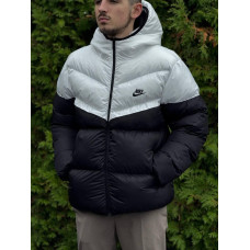 Пуховик Nike Storm Fit зимовий чоловічий пуховик чорний теплий Найк Шторм Фіт куртка на зиму Найк чоловіча біла