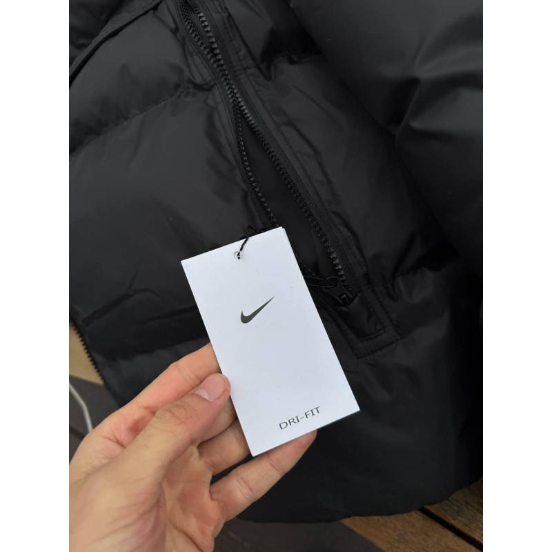 Пуховик Nike Storm Fit зимовий чоловічий пуховик чорний теплий Найк Шторм Фіт куртка на зиму Найк чоловіча біла