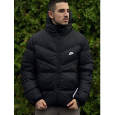 Пуховик Nike Storm Fit чорний чоловічий пуховик Найк чоловічий чорний куртка на зиму Найк Шторм фіт тепла на зиму