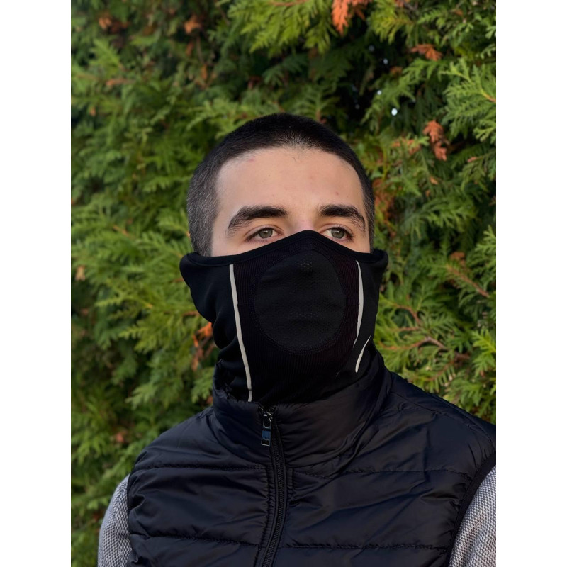 Снуд Nike Reflective чоловічий Снуд чоловічий Найк Рефлектив чорний Снуд Найк чоловічий балаклава Найк, бафф Найк теплий зимовий