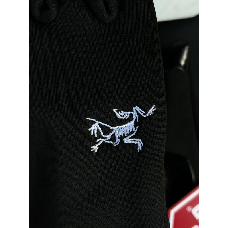 Рукавички Arcteryx чоловічі чорні рукавички Арктерикс Гортекс зимові теплі рукавички на флісі Арк