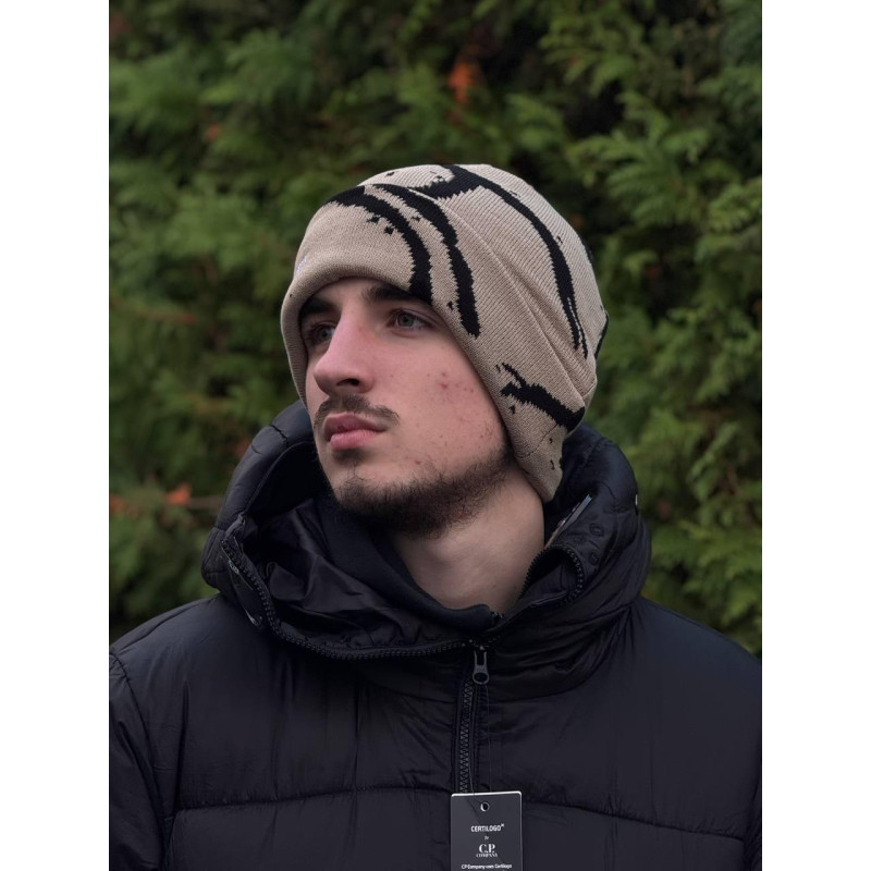 Шапка Arcteryx бежева чоловіча шапка Арктерикс чорна нова модель шапка Арк бежева спортивна Шапка Arcteryx бежева чоловіча шап