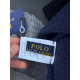 Шапка Поло з ведмедиком темно синя чоловіча шапка Polo Ralph Lauren з ведмедиком синя чоловіча зимова шапка