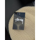 Шапка Stussy чоловіча бежева шапка стусі чорна спортивна шапка Стусі 3Д Логотип