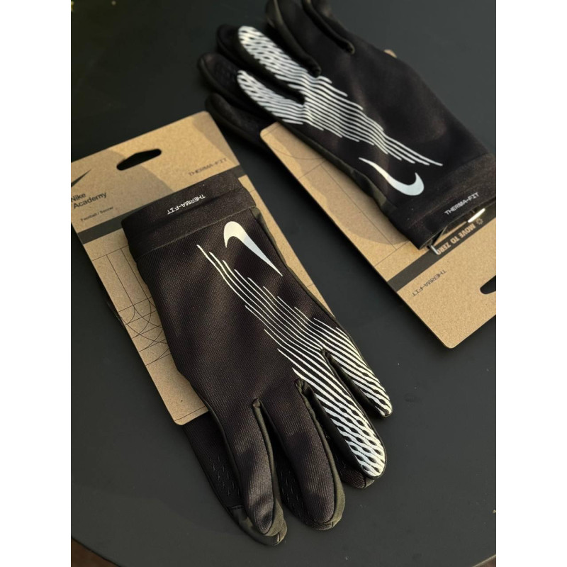 Рукавички Nike Hyperwarm чоловічі чорні Therma Fit чоловічі чорні Рукавички Найк Хайпер Варм чоловічі теплі зимові