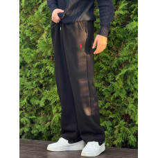 Штани Polo Ralph Lauren чорні чоловічі флісові зимові штани Polo Ralph Lauren сірі теплі флісові штани Polo