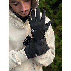 Рукавички Arcteryx чоловічі чорні рукавички спортивні водонепроникні рукавички Арк чорні чоловічі