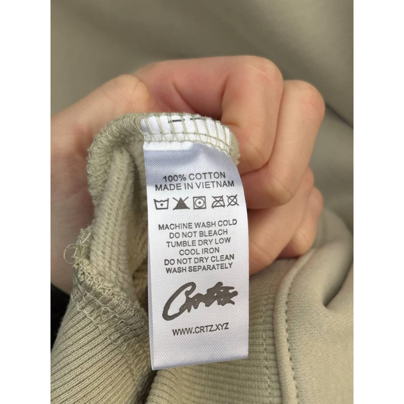 Худі Corteiz біле чоловіче спортивне Кортеїз кофті Зіпка Кортез спортивна зимова чоловіча худі Кортеїз