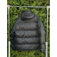 Пуховик Stussy 800 fit чоловічий чорний пуховик з сірим Стуссі чоловіча чорна куртка Стусі пуховик Stusy зимовий