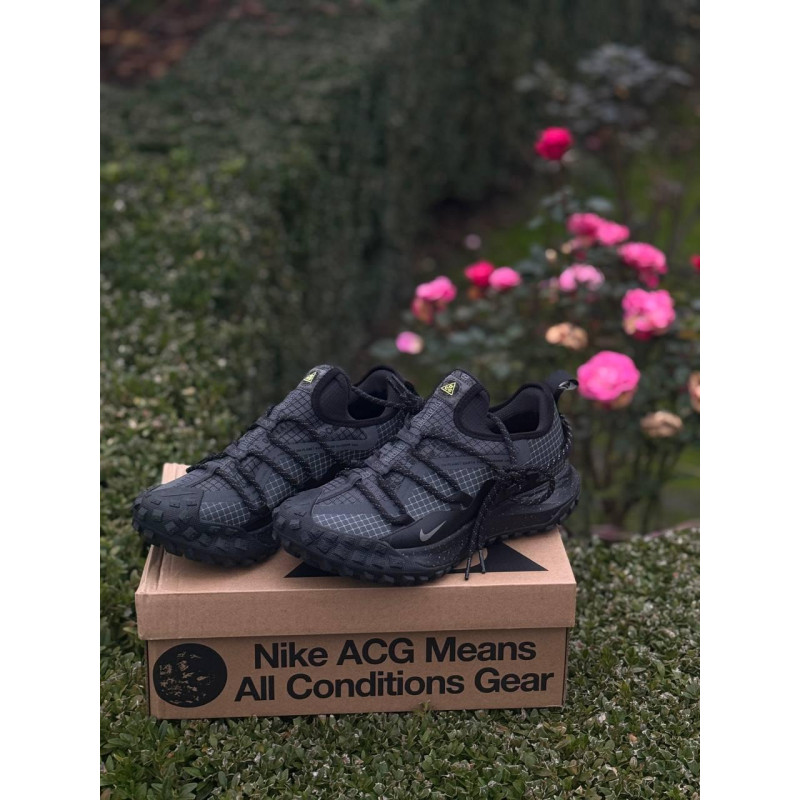Кросівки Nike ACG Mountain LOW чоловічі чорні спортивні кросівки зимові Найк Асдж чорні на зиму