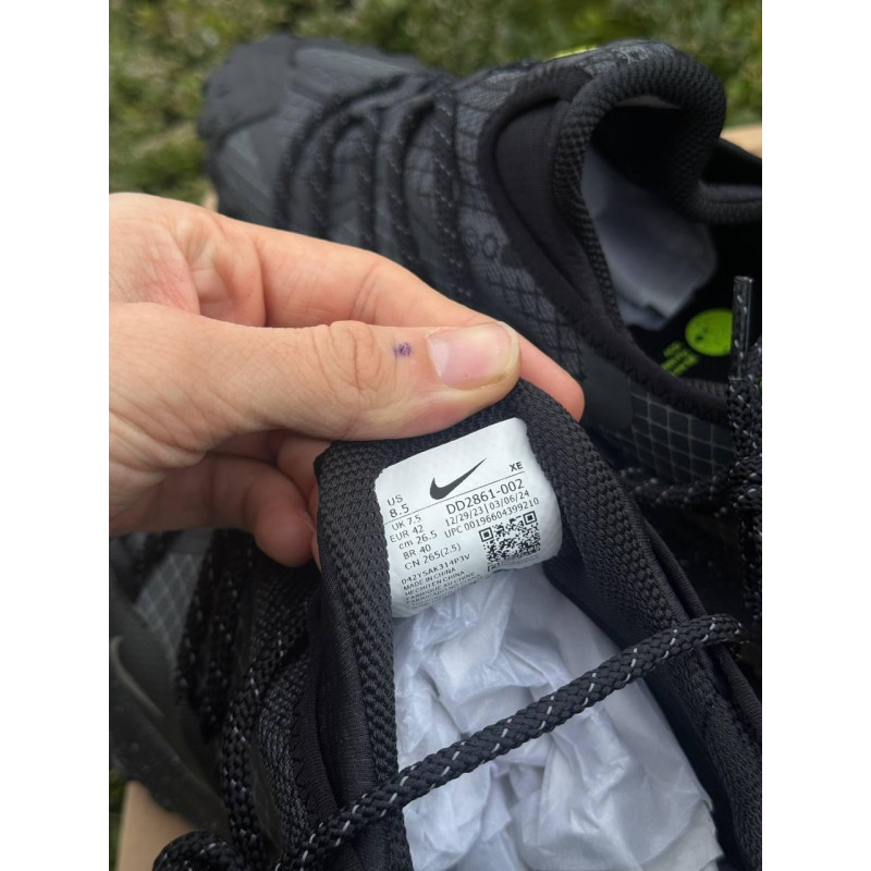 Кросівки Nike ACG Mountain LOW чоловічі чорні спортивні кросівки зимові Найк Асдж чорні на зиму